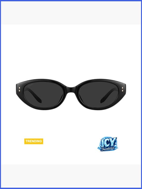 Vintage Narrow Cat-Eye Polarized Sunglasses for Women Men, TR90 main image 6
